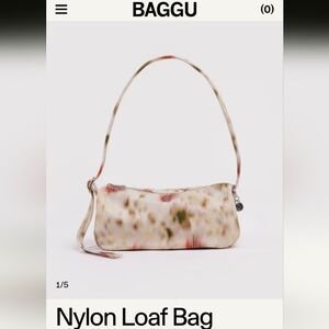 Baggu Nylon Loaf Bag Abstract Floral